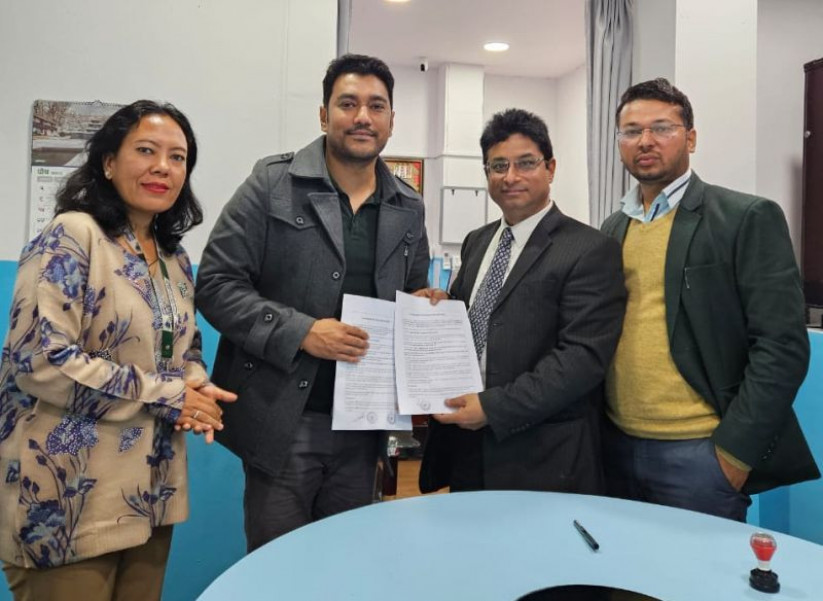 सांग्रिला डेभलपमेन्ट बैंक र गण्डकी मेडिकल कलेज बीच स्वास्थ्य सम्झौता