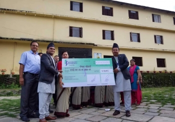 कामना सेवाद्धारा सहयोग तथा चेक हस्तान्तरण