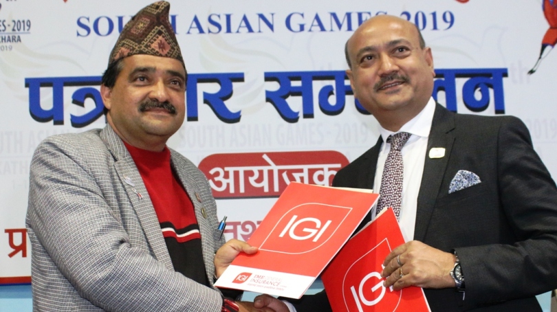 सागमा आउने विदेशी खेलाडीको आईएमई जनरल इन्योरेन्समा दुर्घटना विमा