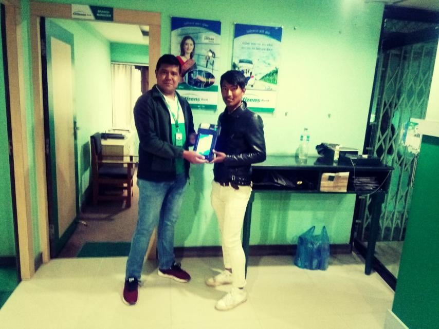 सिटिजन्स बैंक इन्टरनेसनलको शाखा रहित बैंकिङ्ग सेवा बाघखोरमा