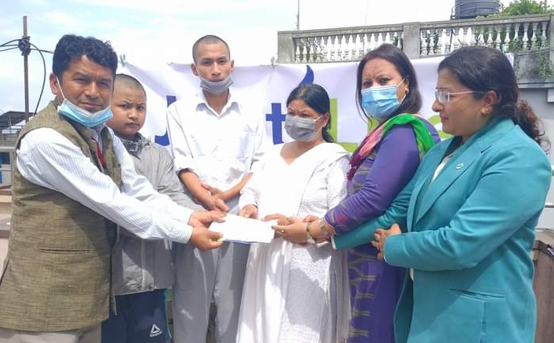 ज्योति लाईफद्वारा २० लाख रुपैयाँ मृत्यु दावी भुक्तानी