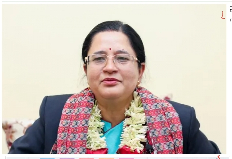 डा. निलम ढुंगानालाई दिईयो कायम मुकायम गभर्नरको जिम्मेवारी