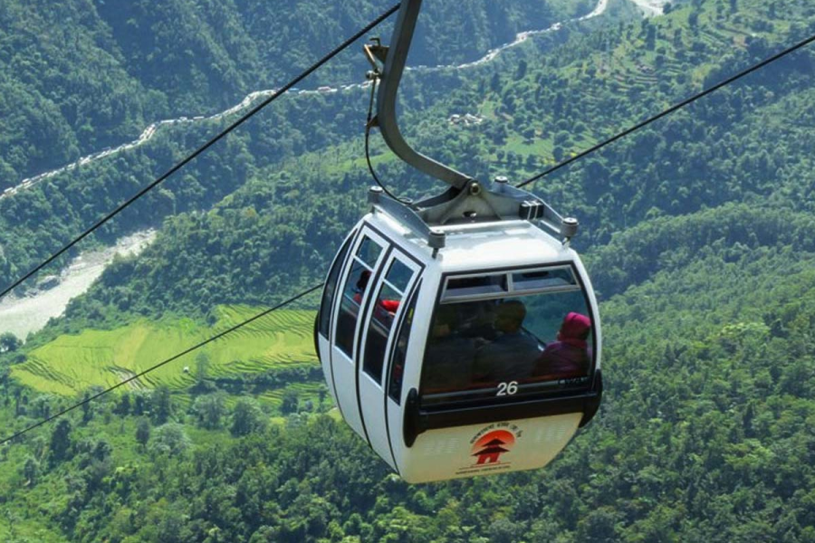 मनकामना केबलकार दसैँमा दुई दिन बन्द