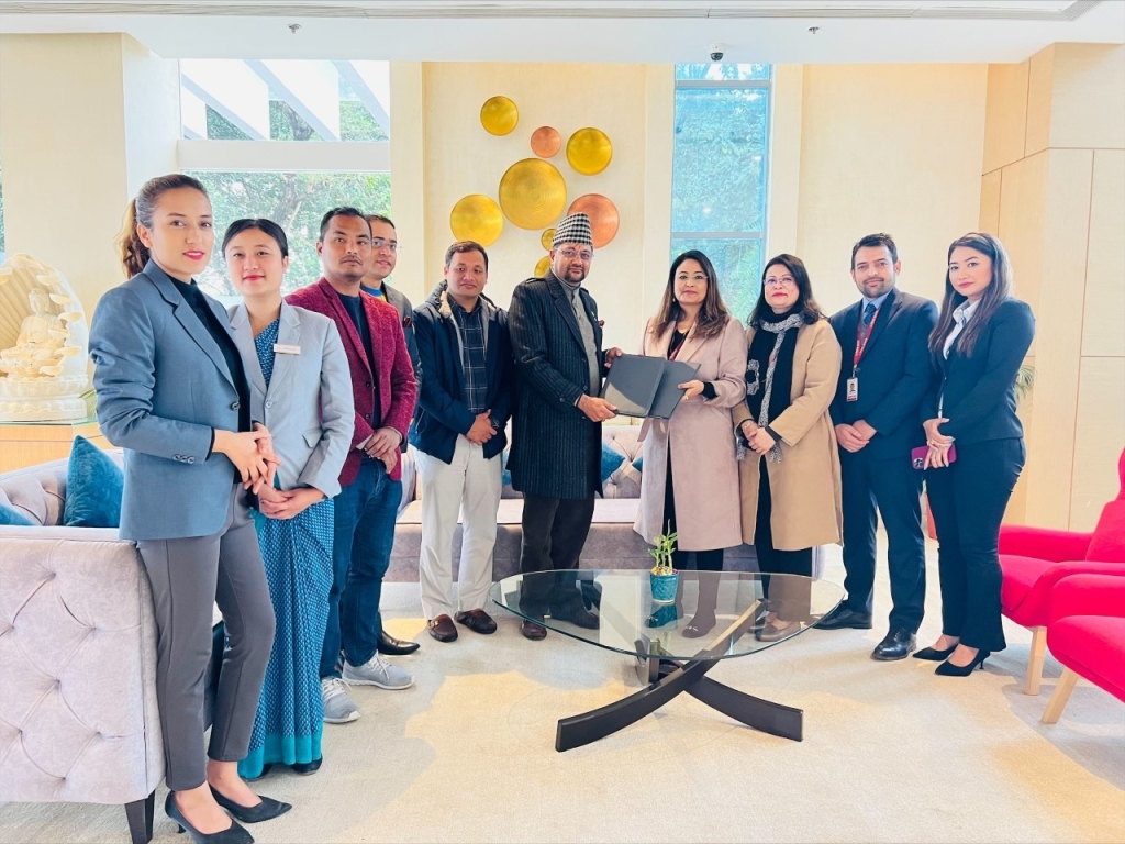 एनसीसी बैंक र होटल सिराइचुली बिच सम्झौता