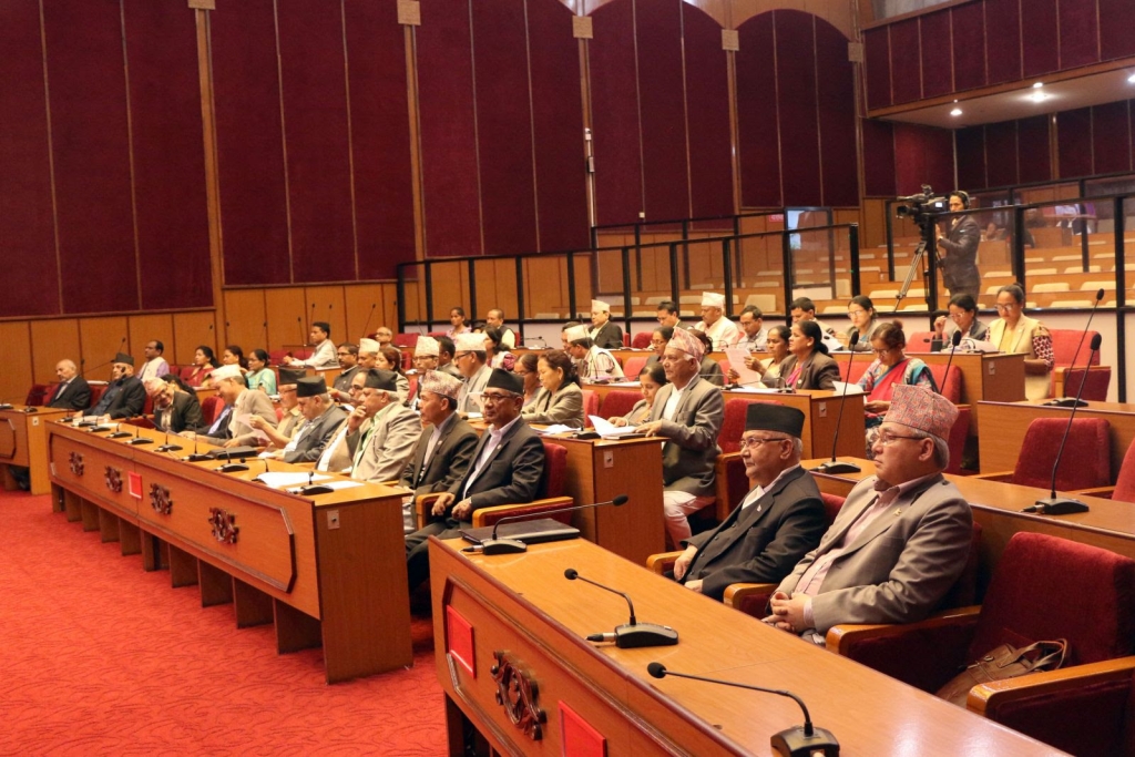 दुई वटा बैठक छलेका अर्थमन्त्री शर्माले सैद्धान्तिक छलफलका लागि एमसीसीलाई संसदमा लगे