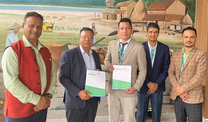 सिटिजन्स बैंक र पार्क सफारी रिसोर्ट प्रालि बीच समझदारी