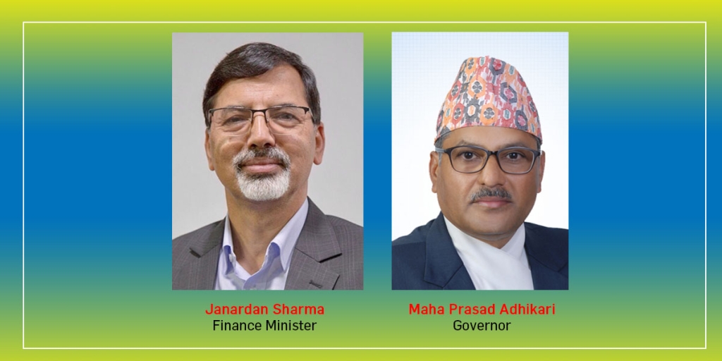 नेपाली अर्थतन्त्र गम्भीर संकटको डिलमा, गर्भनर अधिकारी र अर्थमन्त्री बीच फेरि वाक युद्ध ?