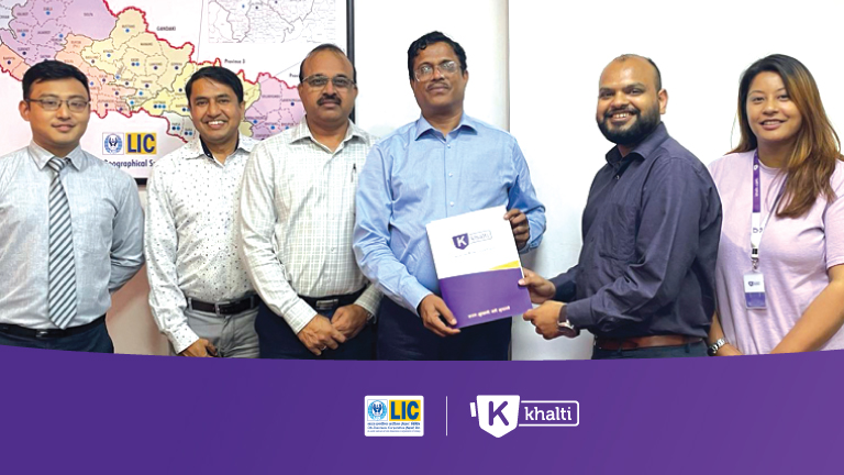 खल्तीबाट एलआईसी नेपालको बीमा प्रिमियम भुक्तानी गर्न सकिने