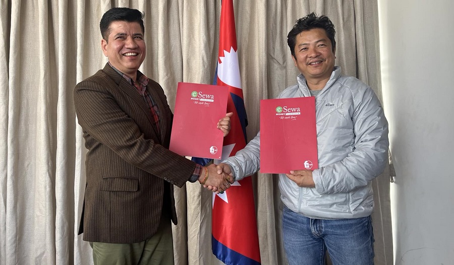 इसेवा मनी ट्रान्सफरसंग कलाकार राई ब्राण्ड हिरोकोरुपमा आबद्ध