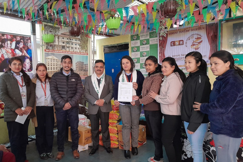 महालक्ष्मी विकास बैंकद्वारा विभिन्न संस्थालाई सहयोग