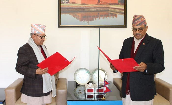 कृषि विकास बैंकका नवनियुक्त अध्यक्ष पुडासैनीले लिए शपथ