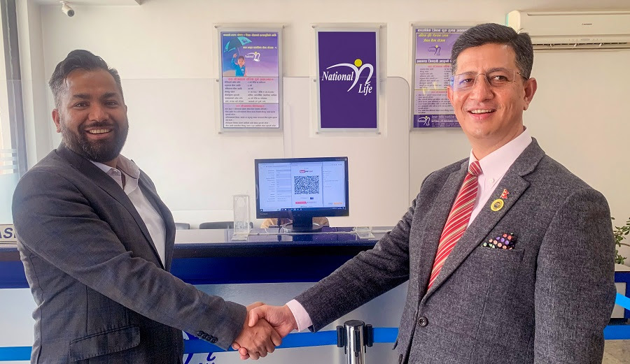 नेशनल लाईफको बीमाशुल्क क्यूआरबाट भुक्तानी गर्न सकिने