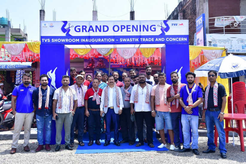 बाराको जितपुरमा टीभीएसको नयाँ शोरुम