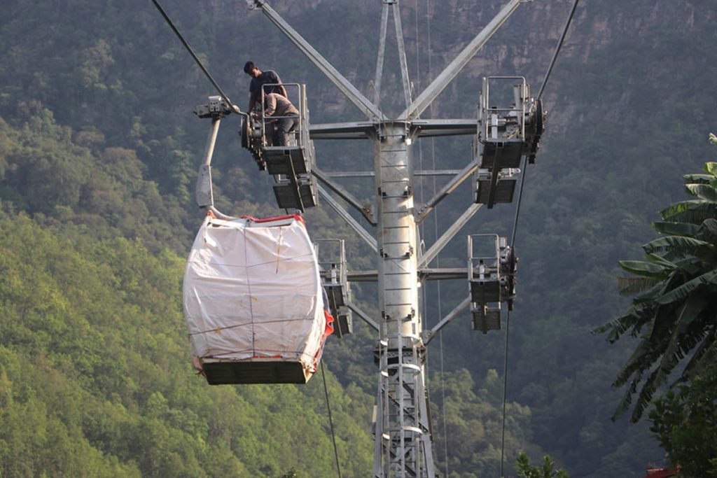बन्दीपुर केबलकार निर्माण सम्पन्न, असोजदेखि सञ्चालनमा ल्याउँने तयारी