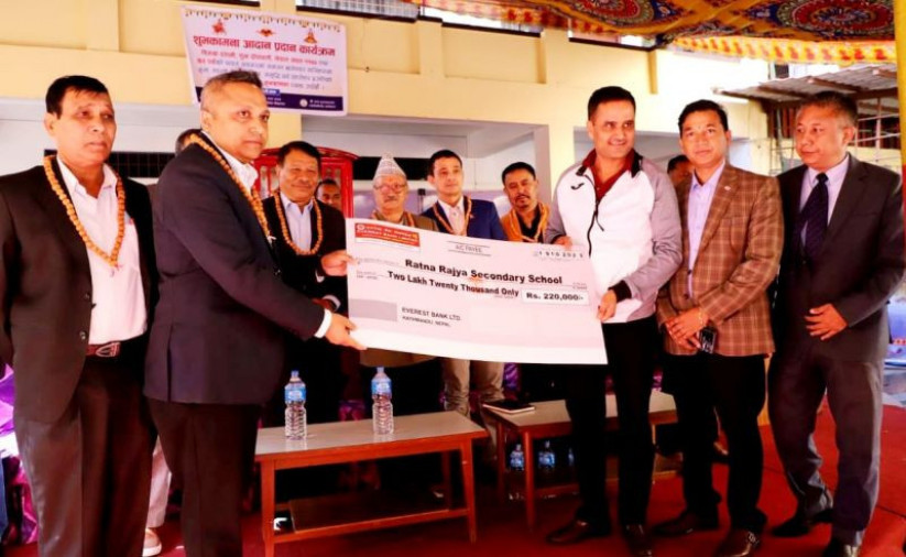 रत्न राज्य माविमा खानेपानी प्लान्ट सञ्चालन गर्न एभरेष्ट बैंकको सहयोग