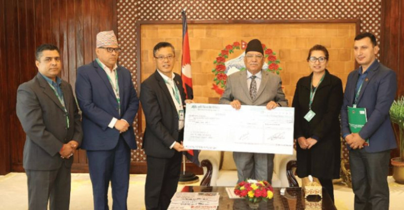 कृषि विकास बैंकद्वारा जाजरकोट भूकम्प पीडितका लागि ५० लाख रुपैयाँ सहयोग