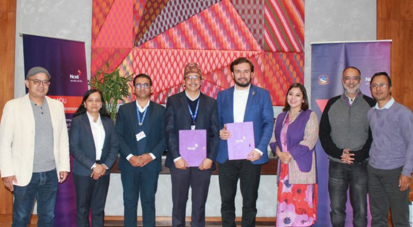 एनसेल र जल तथा मौसम विज्ञान विभाग बीच समझदारी पत्रमा हस्ताक्षर