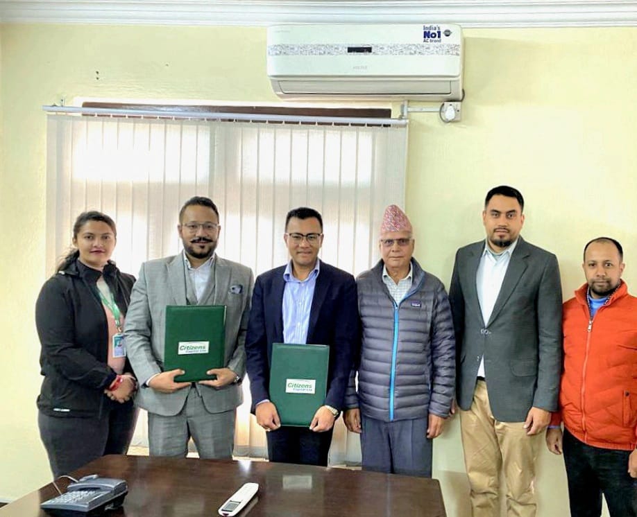 युनाइटेड मेवा खोला हाइड्रोपावरको बिक्री प्रबन्धकमा सिटिजन्स क्यापिटल