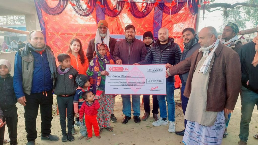 प्रभु महालक्ष्मी लाइफ इन्स्योरेन्सद्वारा मृत्यु दावी भुक्तानी