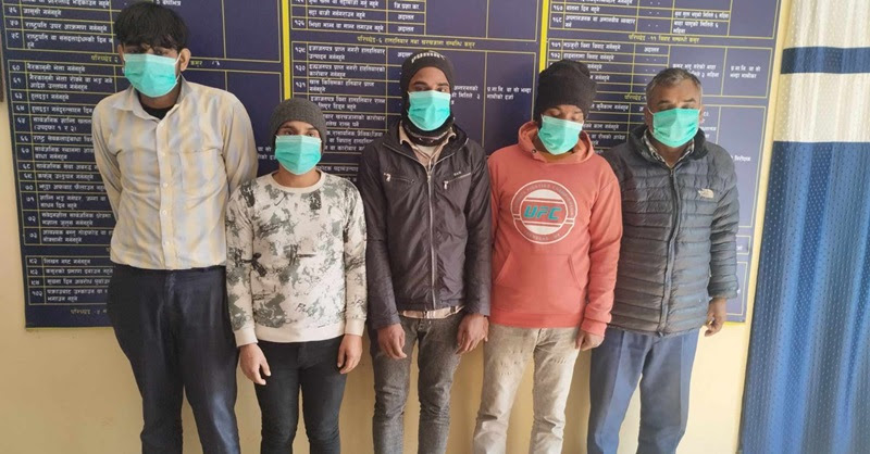 नक्कली नेपाली नोट कारोबार गर्ने गिरोहका नाइकेसहित ५ जना पक्राउ