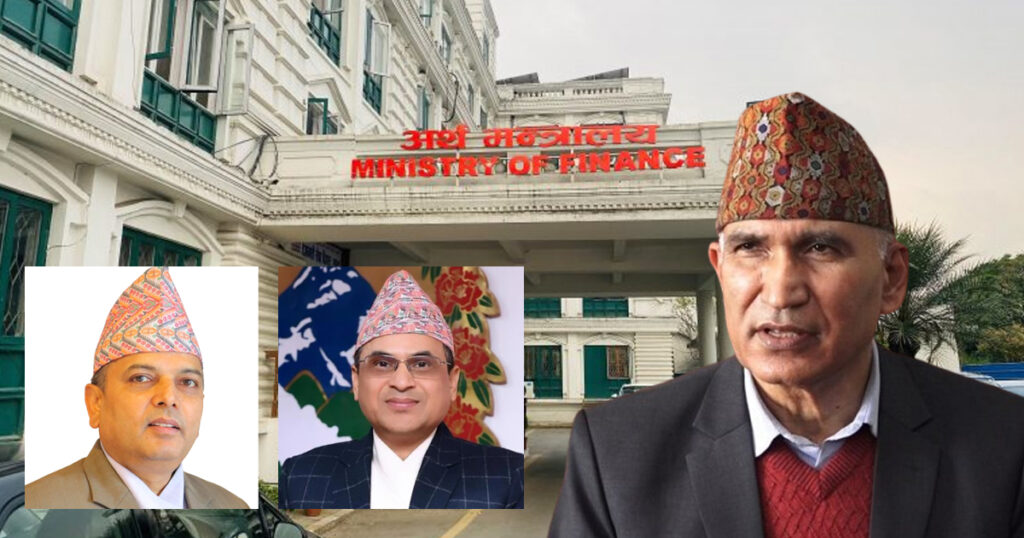 अर्थ सचिवमा रामप्रसादको बढुवा, राजस्व सचिवको जिम्मेवारी दिनेश घिमिरेलाईअर्थ सचिवमा रामप्रसादको बढुवा, राजस्व सचिवको जिम्मेवारी दिनेश घिमिरेलाई