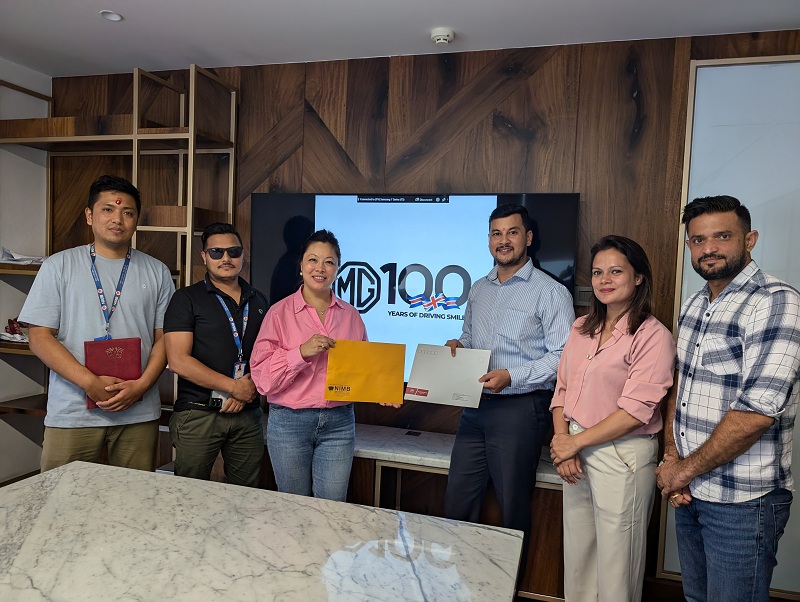 एनआइएमबी बैंक र पारामाउन्ट मोटर्सबीच सम्झौता, इभी किन्न सहजै ऋण दिने