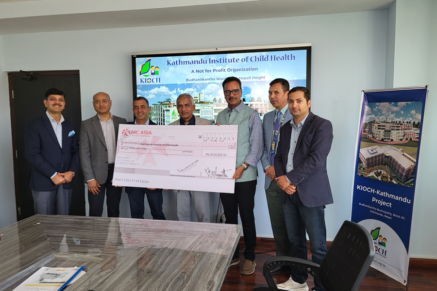 आइजीआई प्रुडेन्सियलको ३० लाख सहयोग, बाल अस्पताल निर्माणमा खर्चिने