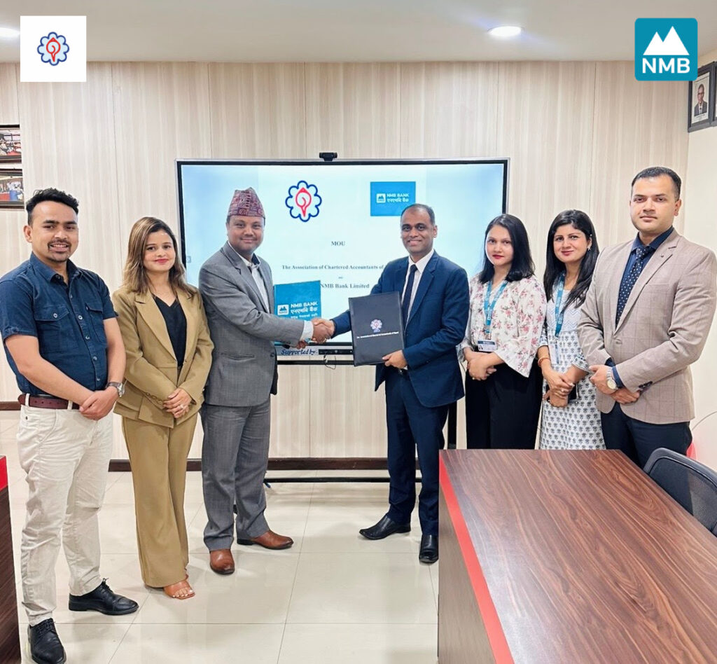 एनएमबि बैंक र एक्यानबीच सम्झौता, चार्टर्ड एकाउन्टेन्टले पाउनेछन् विशेष वित्तीय सेवा