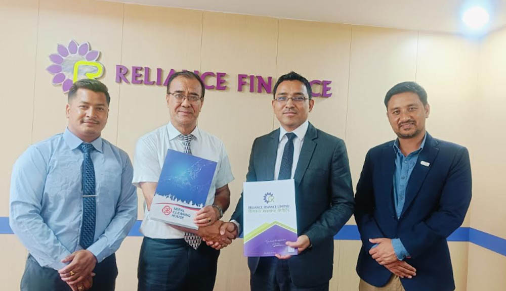 रिलायन्स फाइनान्स नेपाल पे कार्ड र एनपीएस-एनसीएसमा आबद्ध