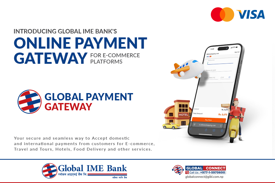 ग्लोबल आइएमई बैंकद्वारा कार्डमा आधारित ग्लोबल पेमेन्ट गेटवे सुचारु