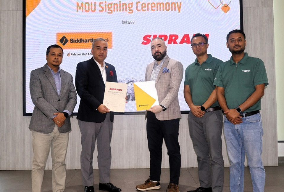 सिद्धार्थ बैंक र सिप्रदी ट्रेडिङबीच विद्युतीय ट्याक्सी कर्जा सम्बन्धी सम्झौता