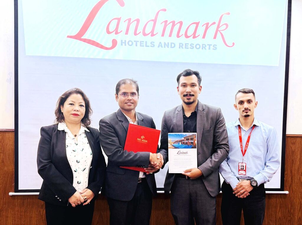 एनआईसी एशियाका ग्राहकलाई ल्याण्डमार्क होटल्स एण्ड रेस्ट्रो मा १५ प्रतिशतसम्म छुट