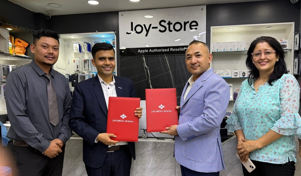 प्रभु बैंकका ग्राहकलाई जोय स्टोरमा २० प्रतिशतसम्म छुट