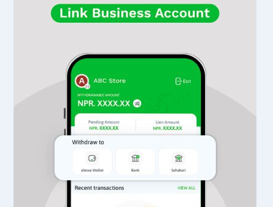 इसेवामा नयाँ सुविधा, अब एउटै एपबाट व्यक्तिगत र व्यावसायिक खाता व्यवस्थापन गर्न सकिने