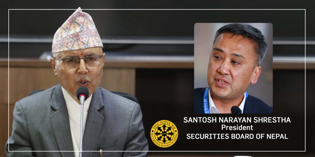 नेपाल धितोपत्र बोर्डका अध्यक्ष श्रेष्ठको पद धरापमा, नियुक्ती नै विचौलियाको प्रभावमा भएको भन्दै अर्थमन्त्रीलाई ज्ञापन–पत्र !