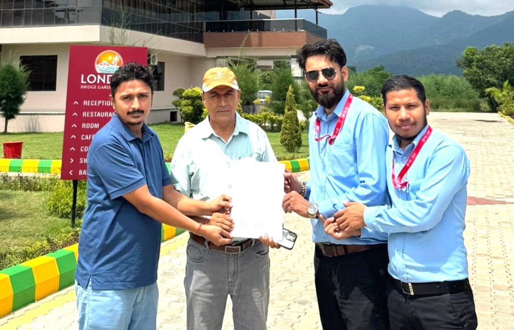 एनआईसी एशियाका ग्राहकलाई लन्डन ब्रिज गार्डेन रिसोर्टमा १० प्रतिशत छुट