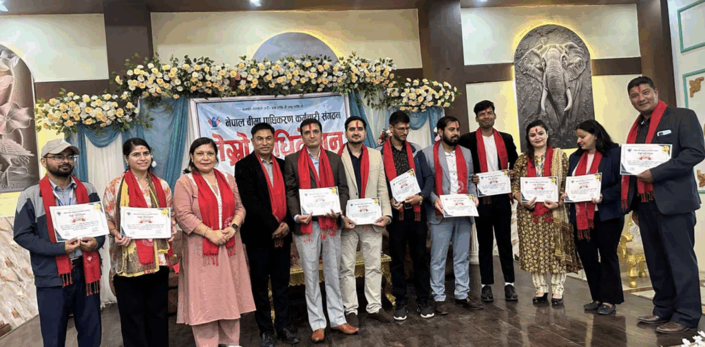 नेपाल बीमा प्राधिकरण कर्मचारी संगठनको अध्यक्षमा दिपक ज्ञवाली