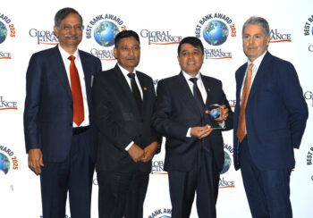ग्लोबल आइएमई बैंक दोस्रो पटक ग्लोबल फाइनान्सको ‘बेष्ट बैंक अवार्ड’ बाट सम्मानित