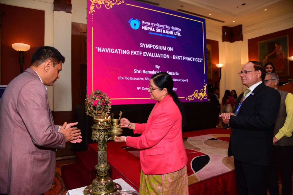 नेपाल एसबिआई बैंकद्वारा ‘एफएटीएफ इभ्यालुएसन- बेस्ट प्राक्टिसेज’ गोष्ठी आयोजना