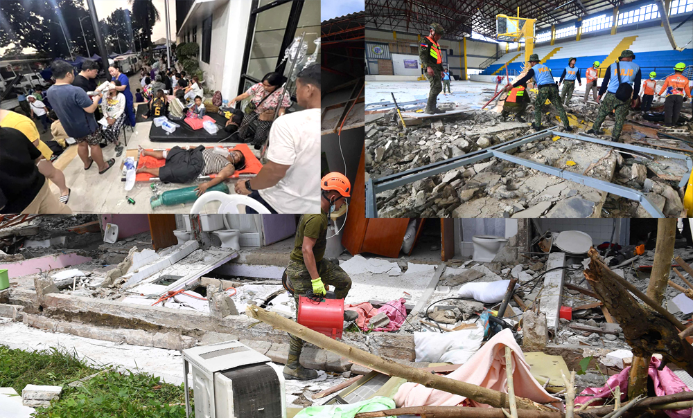 फिलिपिन्समा ६.९ म्याग्निच्युडको भूकम्प