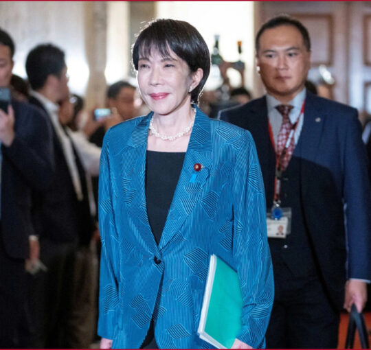 जापानको पहिलो महिला प्रधानमन्त्री बनिन् सानेई ताकाइची