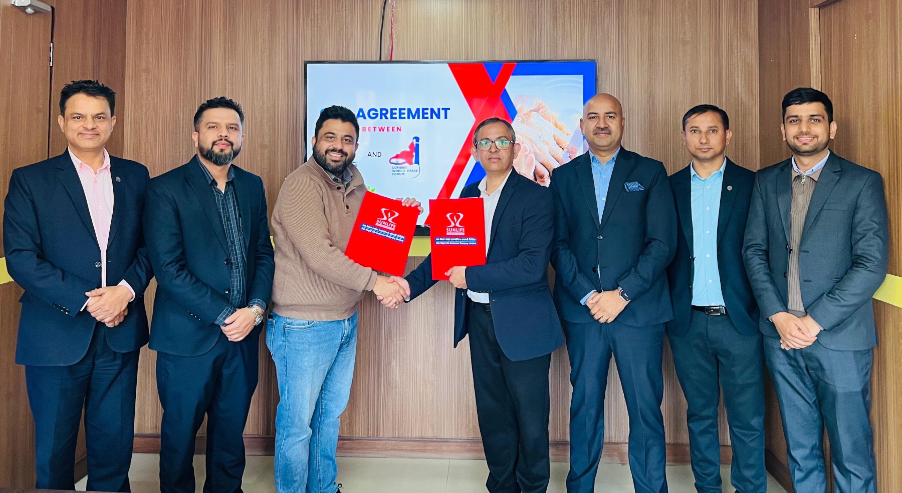 सन नेपाल लाइफ इन्स्योरेन्स र लुम्बिनी वर्ल्ड पीस फोरम बीच ‘१ मिलियन ट्रीज क्याम्पेन’ का लागि सहकार्य