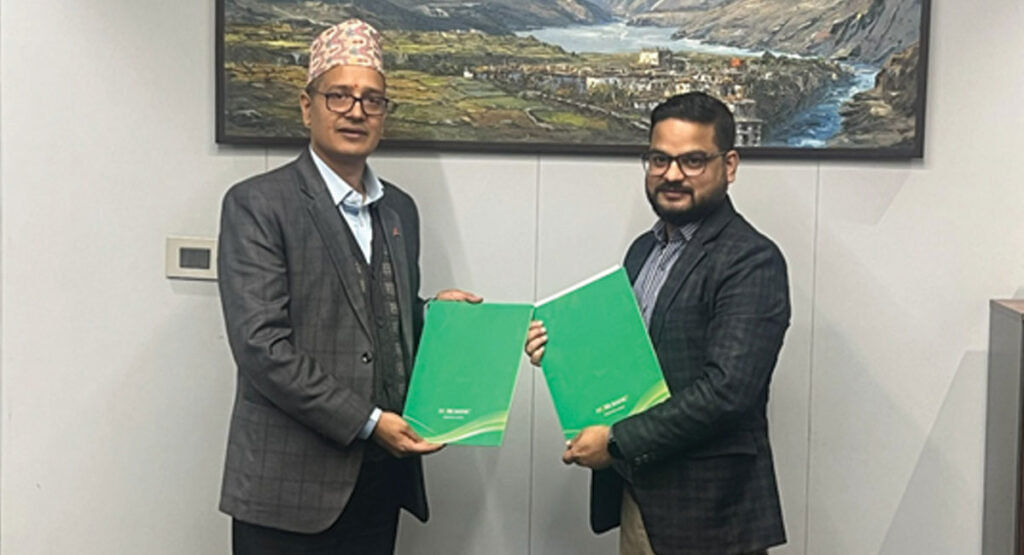 लुम्बिनी सिरेमिक्स लिमिटेडद्वारा उत्पादित लामिनार टाइल्सले नबिल बैंकसँग “च्यानल फाइनान्सिङ” सुरु गर्न साझेदारी गरेको घोषणा