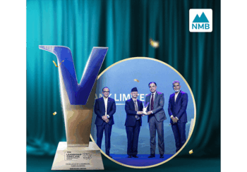 एनएमबी बैंकले भिसाबाट पायो एक्सिलेन्स इन कमर्सियल कार्डस् बिजनेस अवार्ड