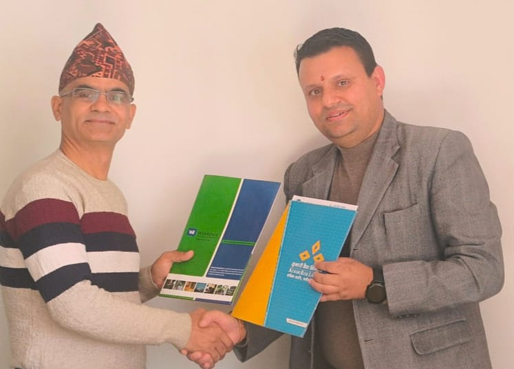 कुमारी बैंक र वीनरक इन्टरनेशनलबीच उद्यलमशिलता सुदृढिकरणका लागि संझौता ।