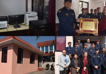 हिमालयन एभरेष्ट इन्स्योरेन्सद्वारा क्षतिग्रस्त प्रहरी ईकाईको पुनर्निर्माण सम्पन्न