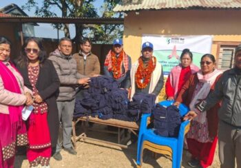 कामना सेवा विकास बैंकद्वारा कोपिला माध्यमिक विद्यालयलाई कुर्सी तथा न्यानो कपडा वितरण