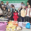 कामना सेवा विकास बैंकद्वारा बाल आश्रमलाई खाद्यान्न तथा शैक्षिक सामाग्री वितरण