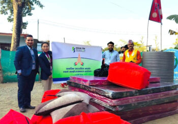 कामना सेवा विकास बैंकद्वारा लम्की मानव सेवा आश्रमलाई न्यानो सामग्री वितरण