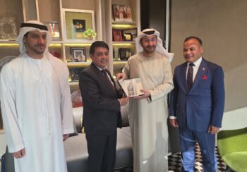 महासंघका अध्यक्ष ढकाल र यूएई अर्थ मन्त्रालयका अन्डर–सेक्रेटरीबीच भेटवार्ता, नेपाल–यूएई आर्थिक सहकार्य विस्तारमा जोड